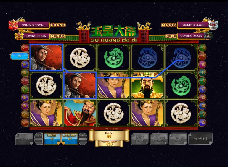 Jade Emperor playtech slot